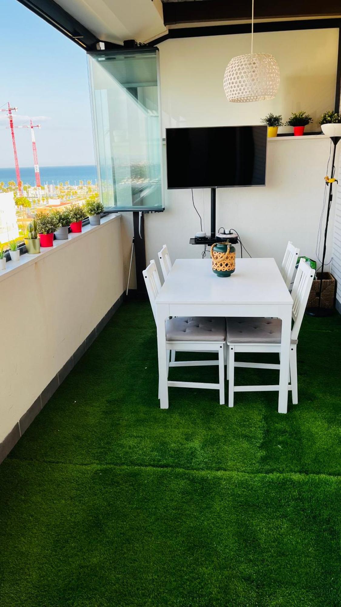 Atico Con Piscina Y Vistas Al Mar Habitat Litoral Apartment Malaga Luaran gambar